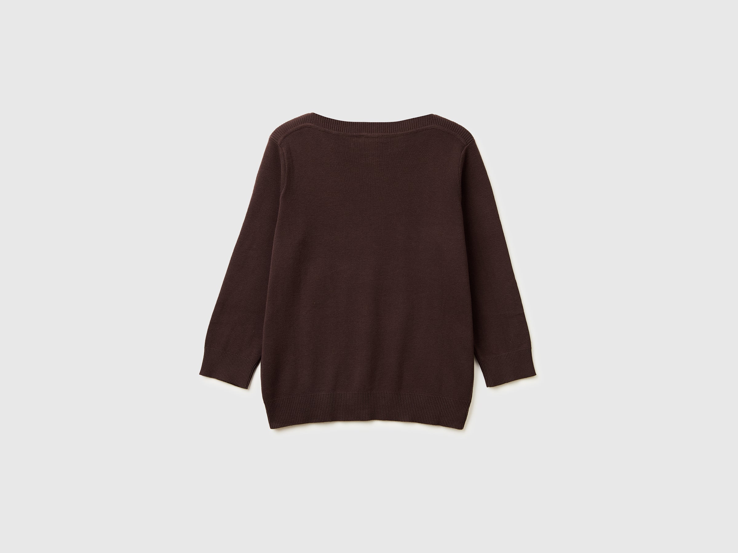 Brown sweater with boat neck - ucb_image_BS