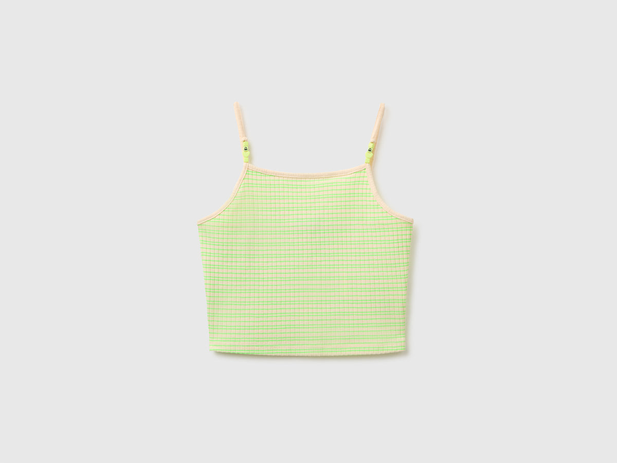 Striped tank top with beads - ucb_image_FS