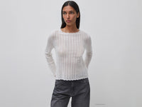 Camisola perfurada em mistura de lã ultraligeira - ucb_image_F
