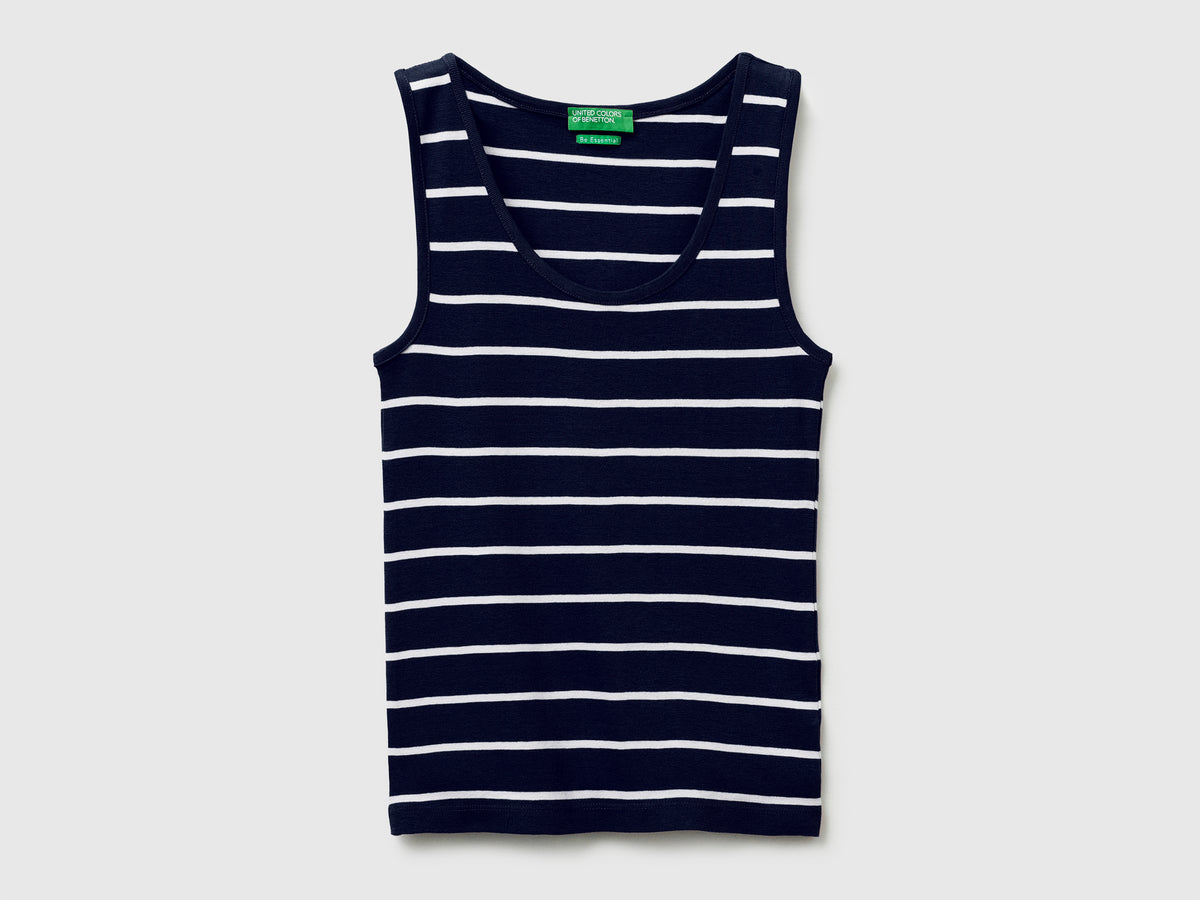 Striped tank top in pure cotton - ucb_image_FS
