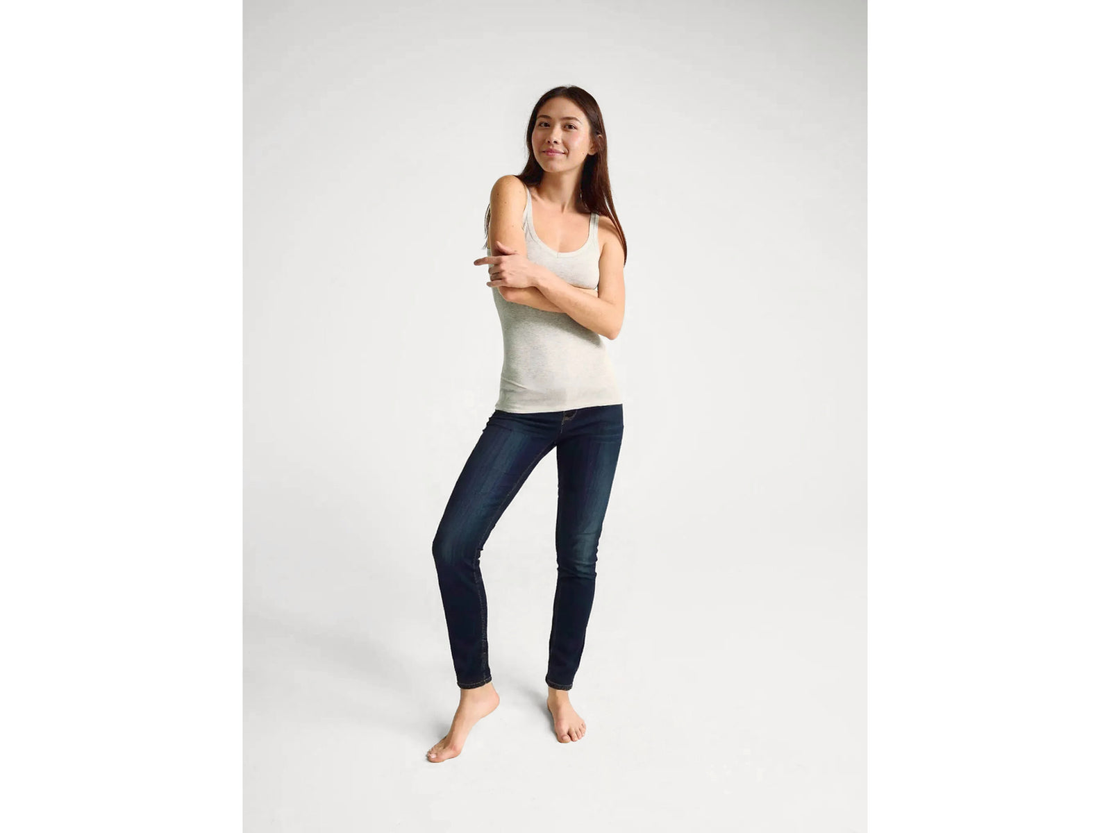 Skinny fit push up jeans
