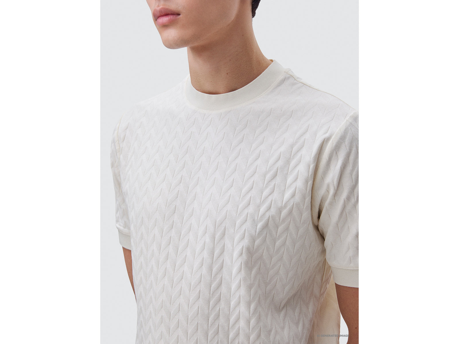 Jacquard T-shirt