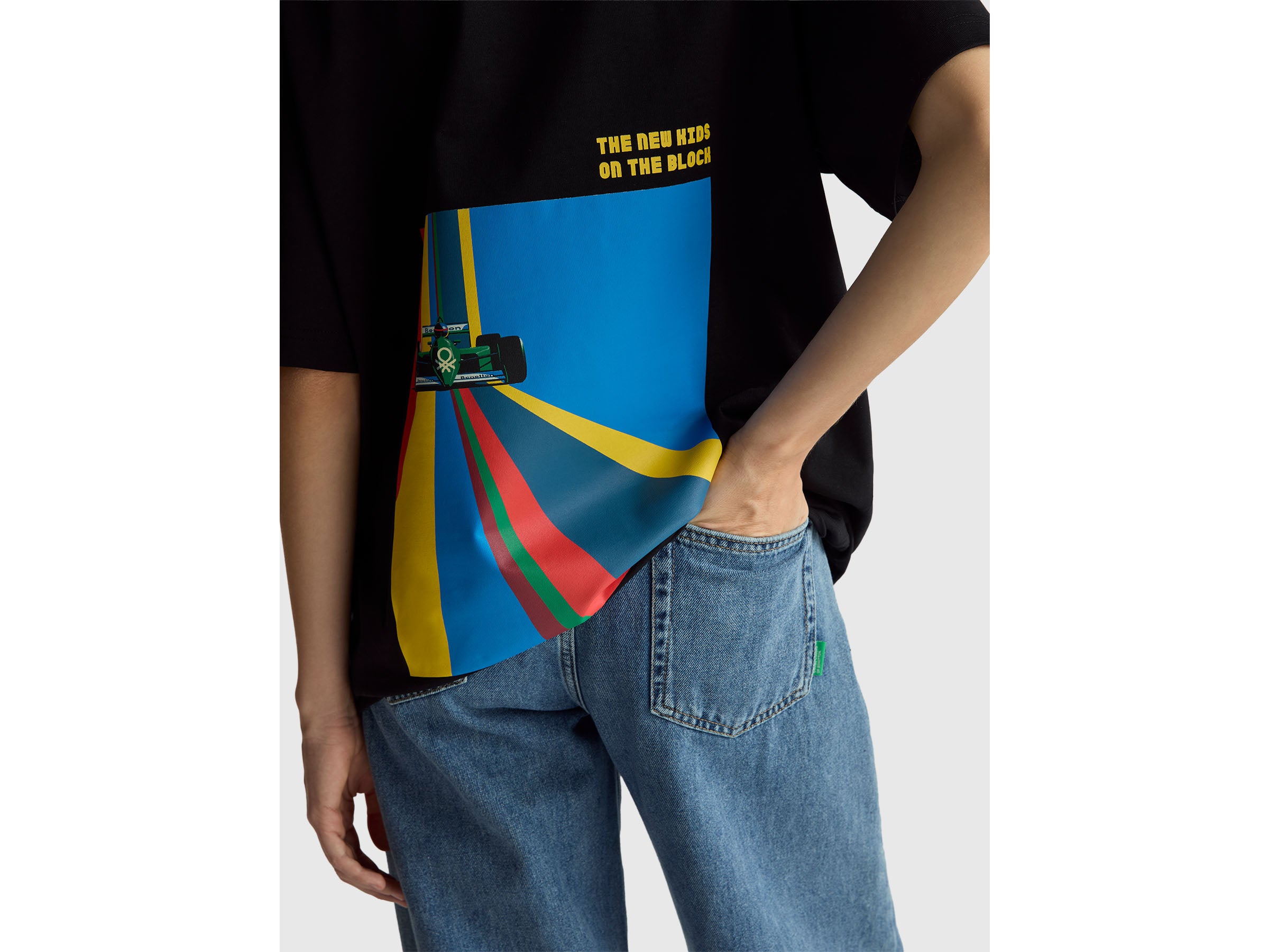 T-shirt Benetton Formula com estampa atrás - ucb_image_FY