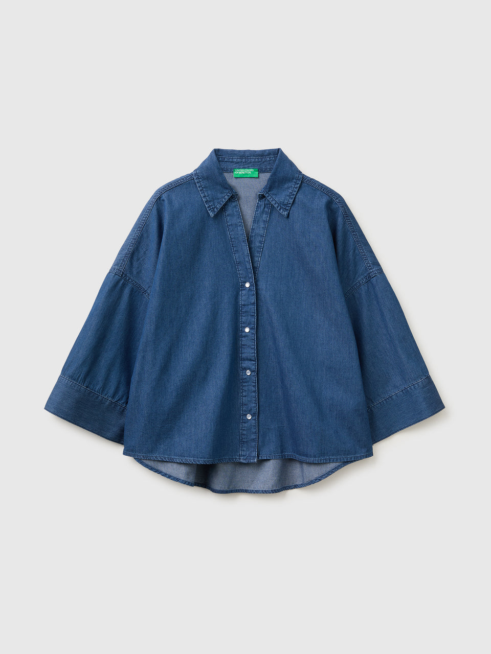 Flared chambray shirt - ucb_image_FS