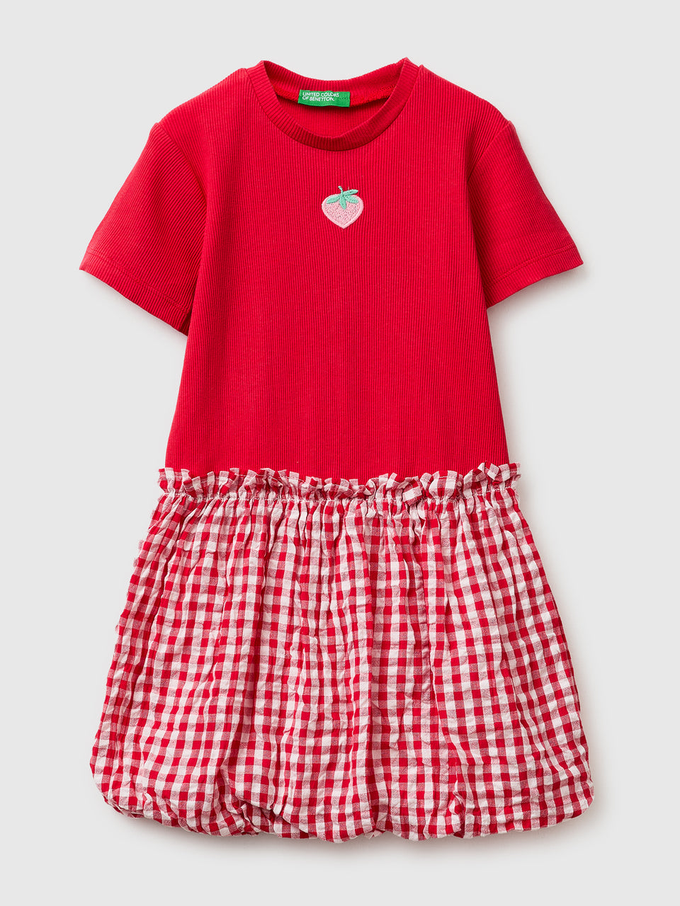 Dress with gingham skirt - ucb_image_FS