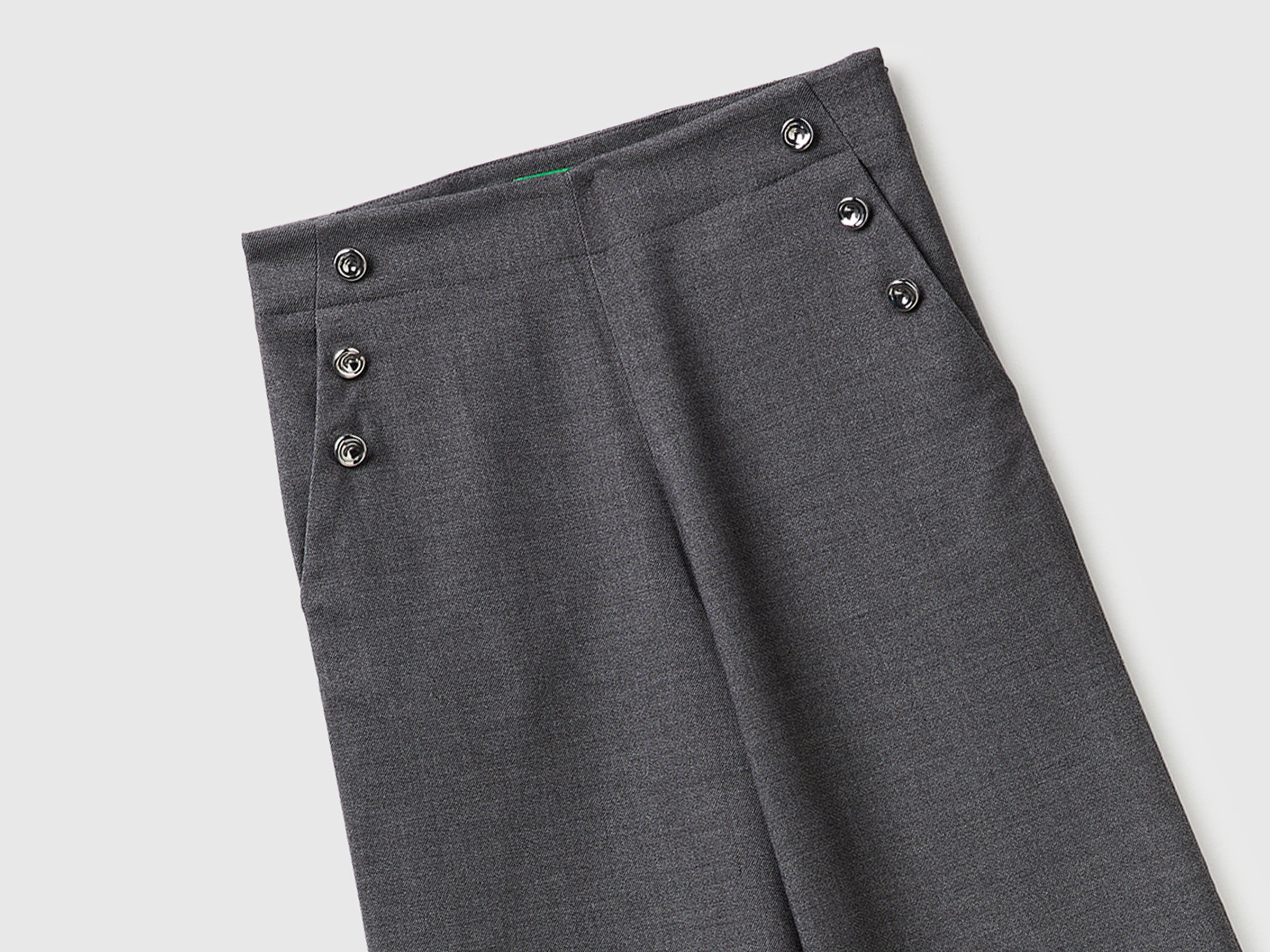 High-waisted trousers with buttons - ucb_image_DS1