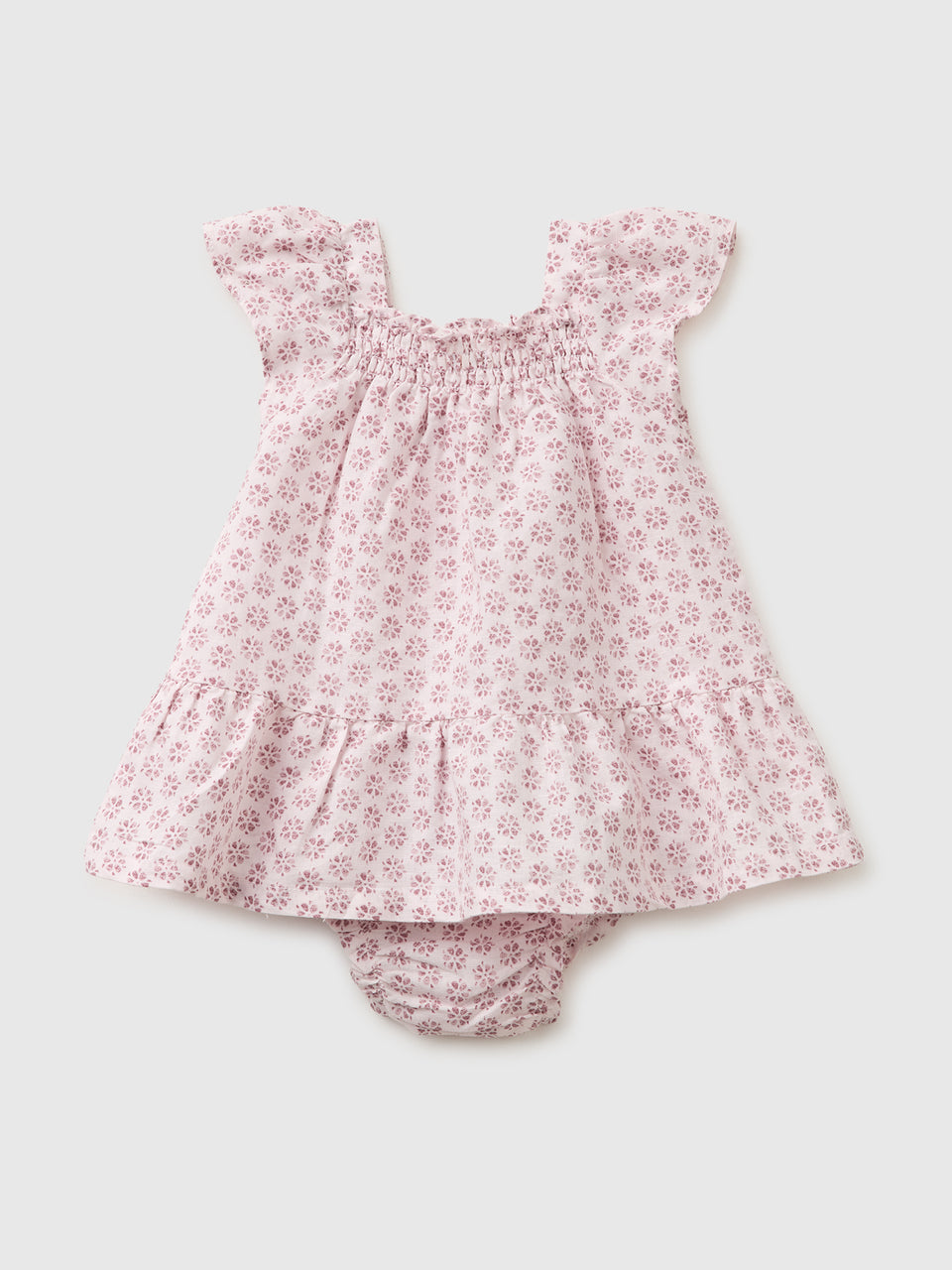 Floral dress in linen blend - ucb_image_BS