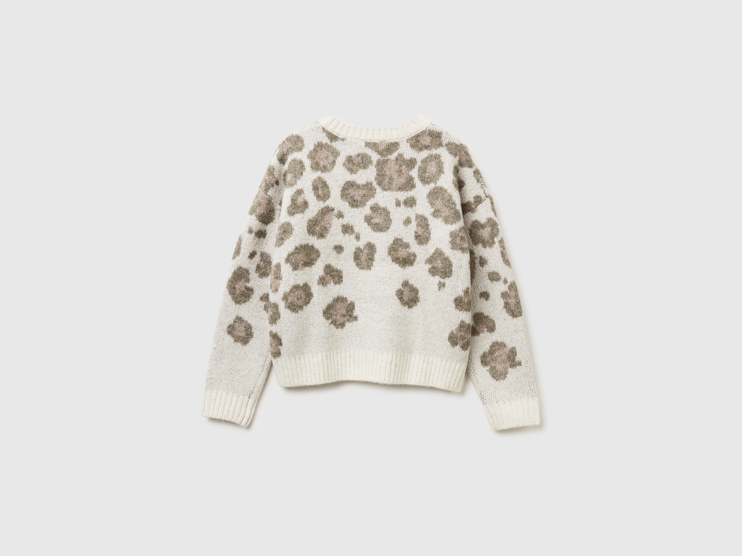 Camisola animalier em mistura de lã - ucb_image_BS