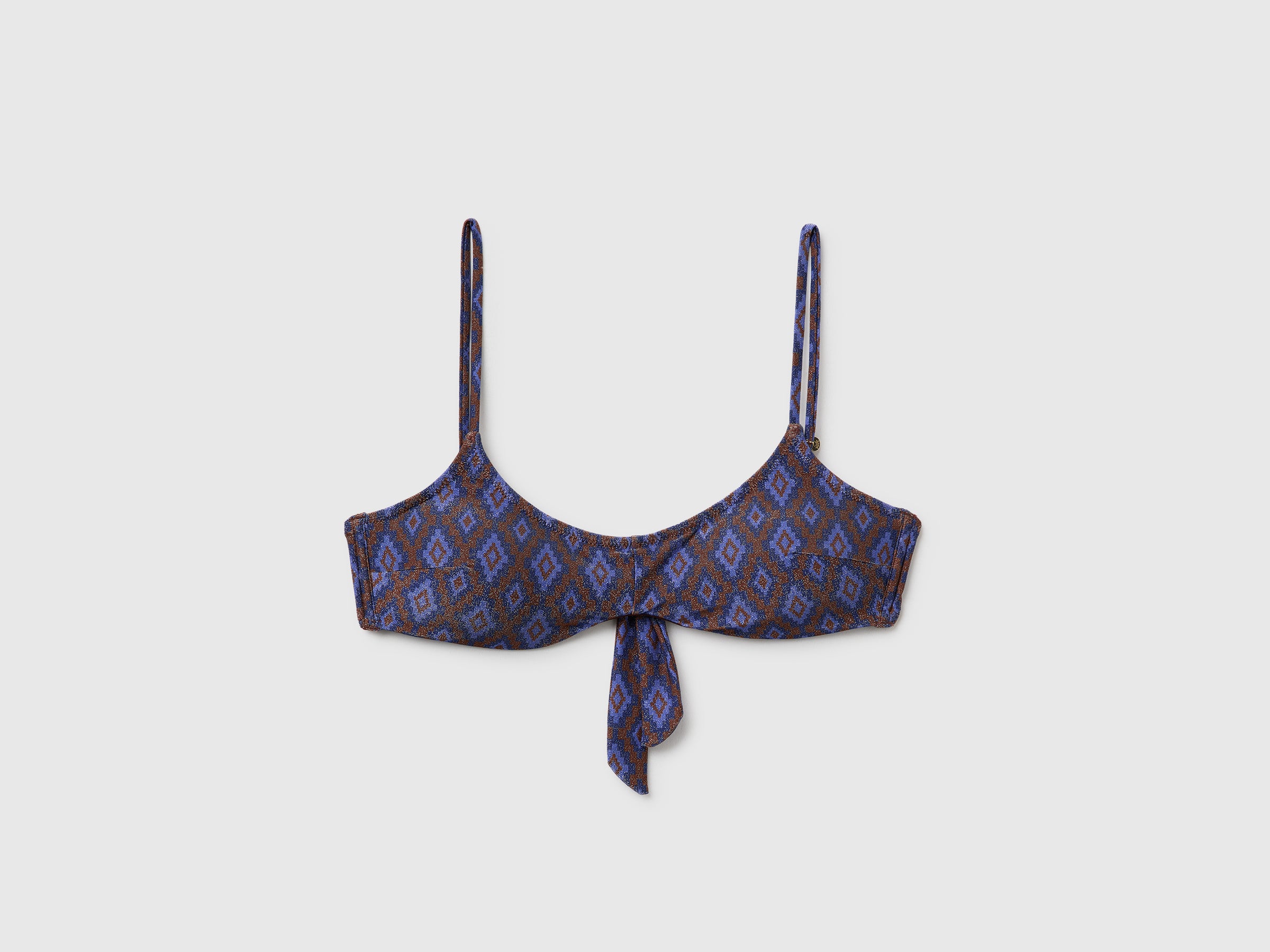 Brassiere de biquíni com estampado étnico e lurex - ucb_image_FS