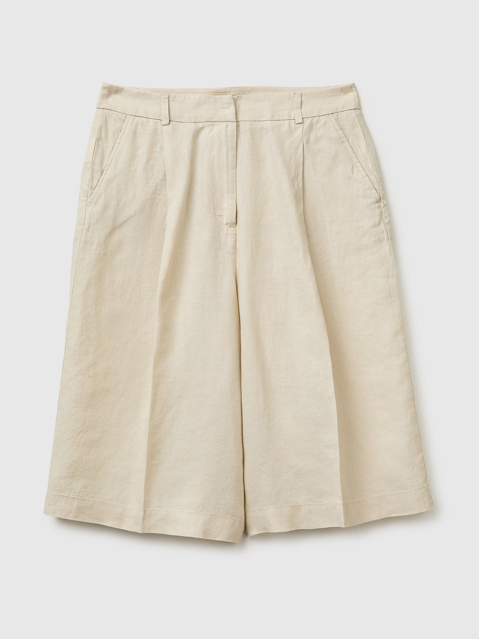 100% linen Bermuda shorts - ucb_image_FS