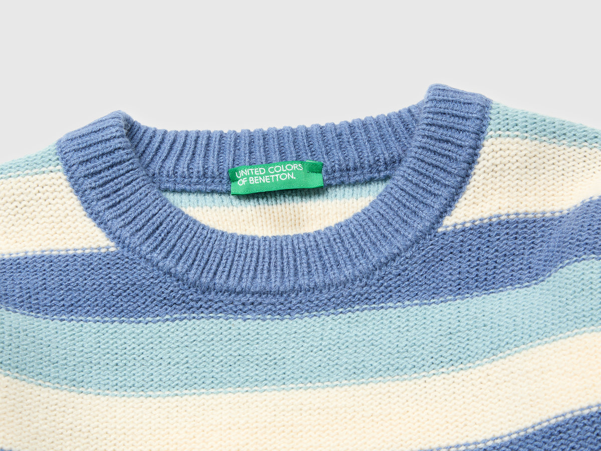Camisola às riscas em mistura de lã - ucb_image_DS1