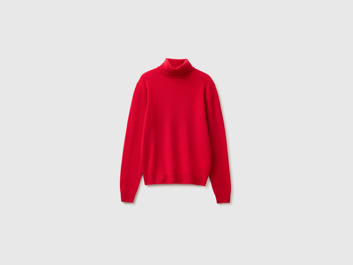 Camisola de gola alta 100% lã Merino - ucb_image_FS