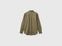 Camisa com bolso pequeno em lyocell e algodão - ucb_image_BS