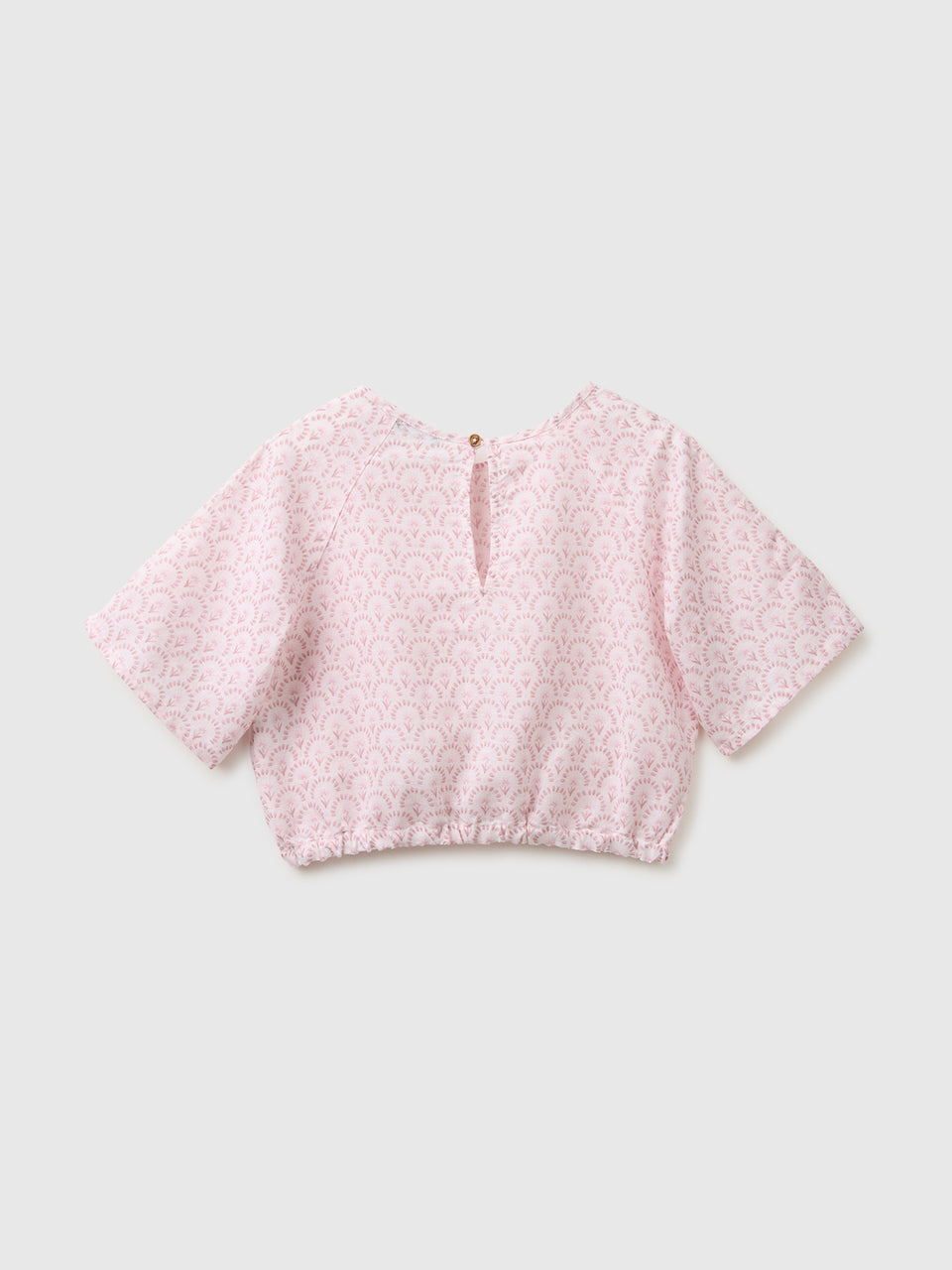 Blusa às flores em mistura de linho - ucb_image_BS