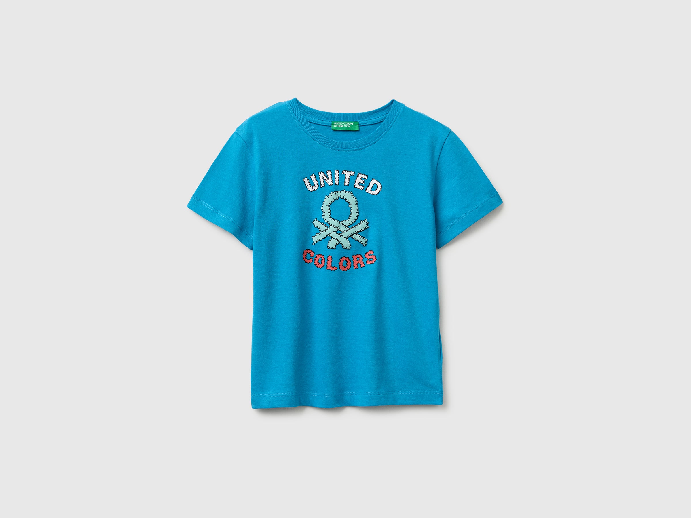 Organic cotton T-shirt with logo print - ucb_image_FS