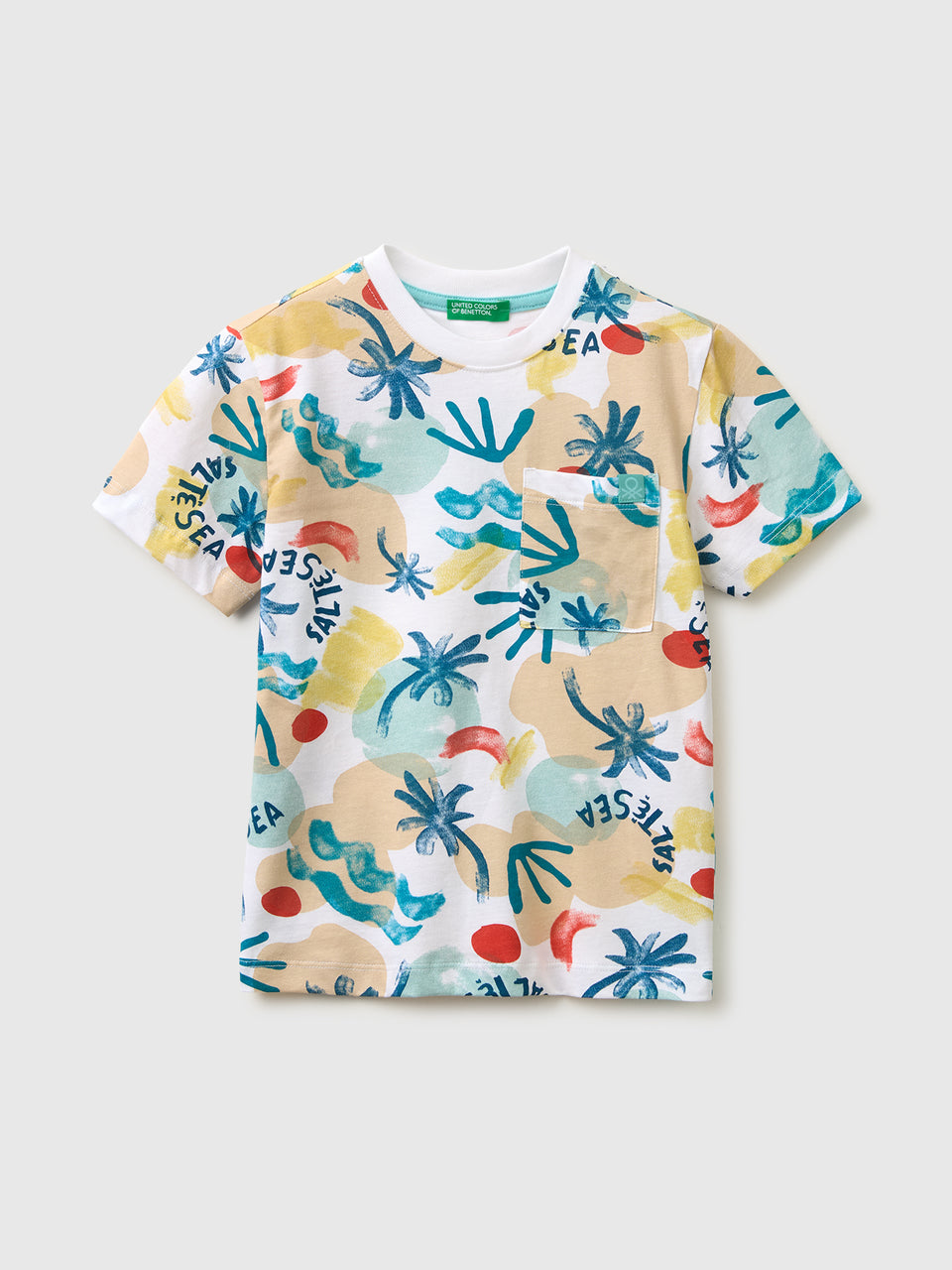 T-shirt com estampado tropical - ucb_image_FS
