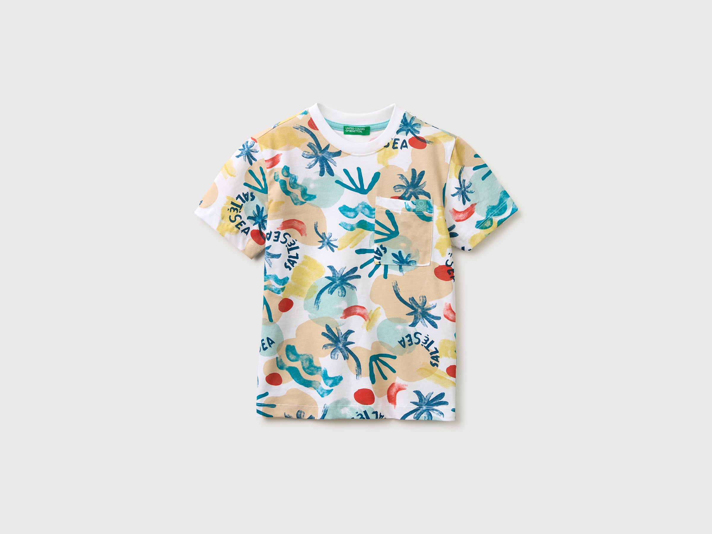 T-shirt com estampado tropical - ucb_image_FS