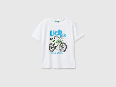 Organic cotton T-shirt with logo print - ucb_image_FS
