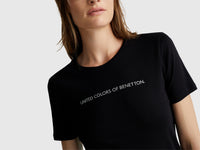 T-shirt 100% algodão com estampa logótipo glitter - ucb_image_FY