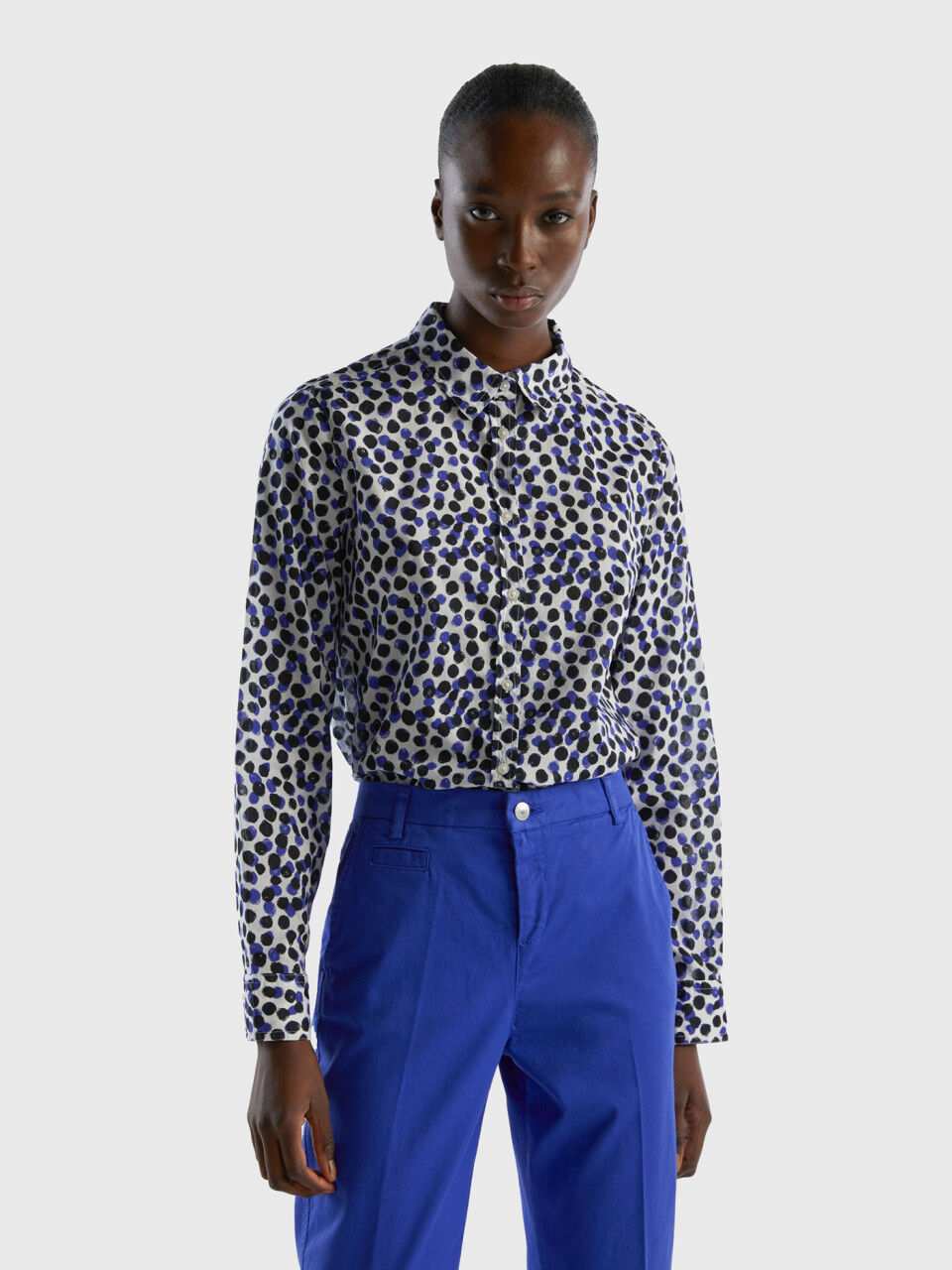 contar hasta Negrita Hong Kong Camisas Mujer y Blusas Nueva Colección 2023 | Benetton