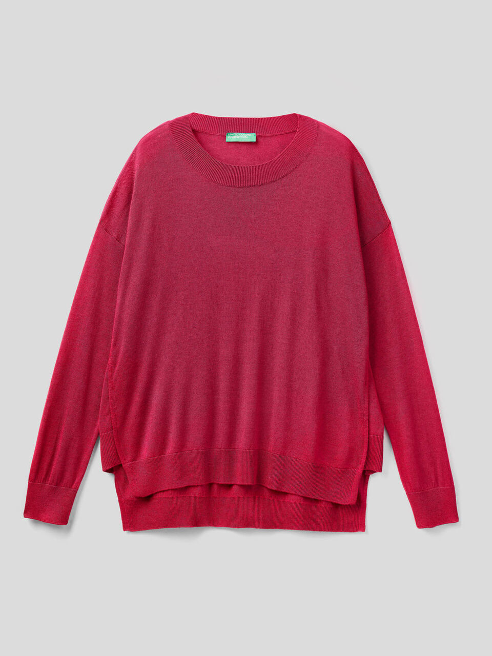Jersey de corte holgado con aberturas image number 1