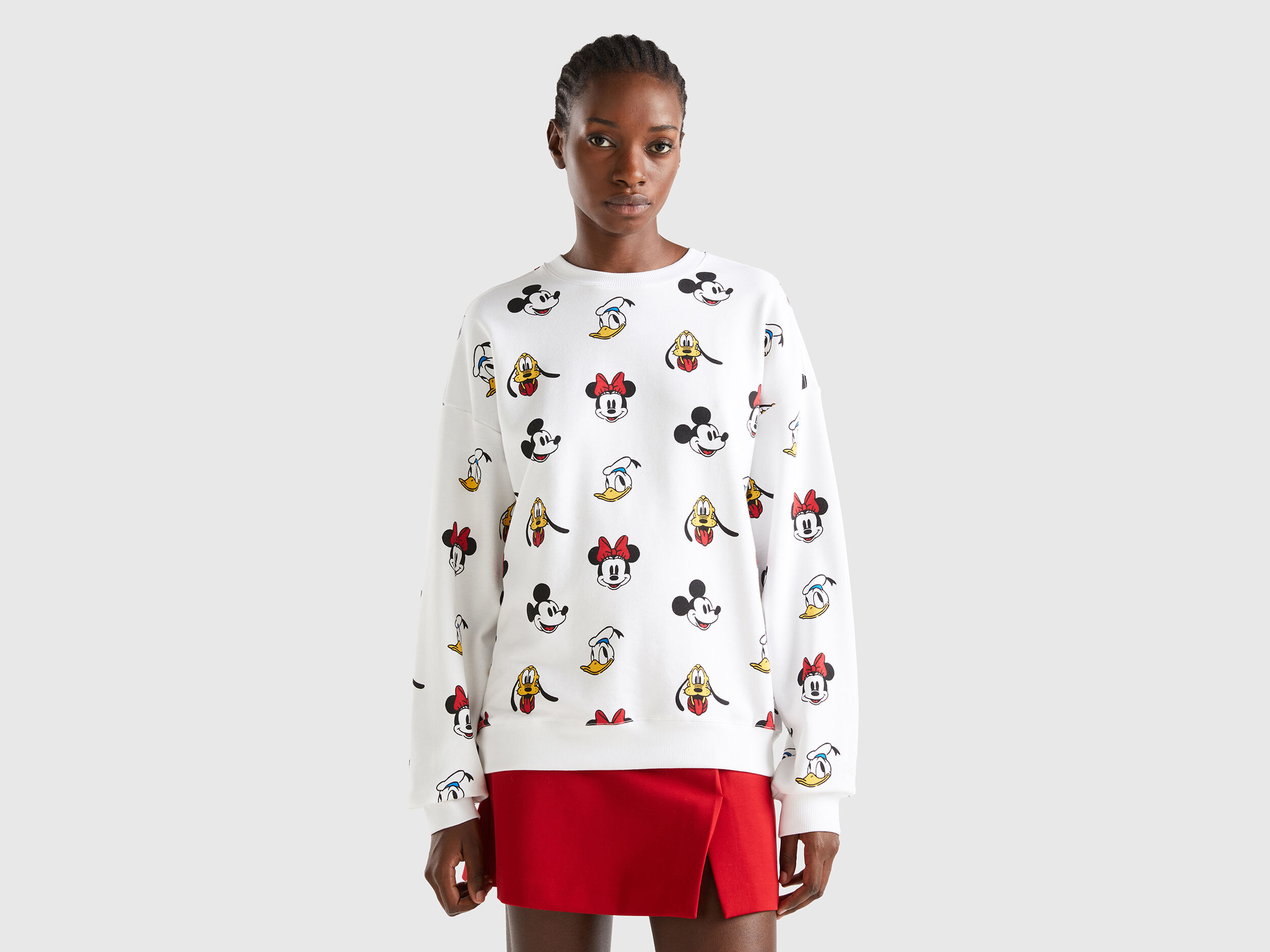Sudadera blanca mickey best sale mouse