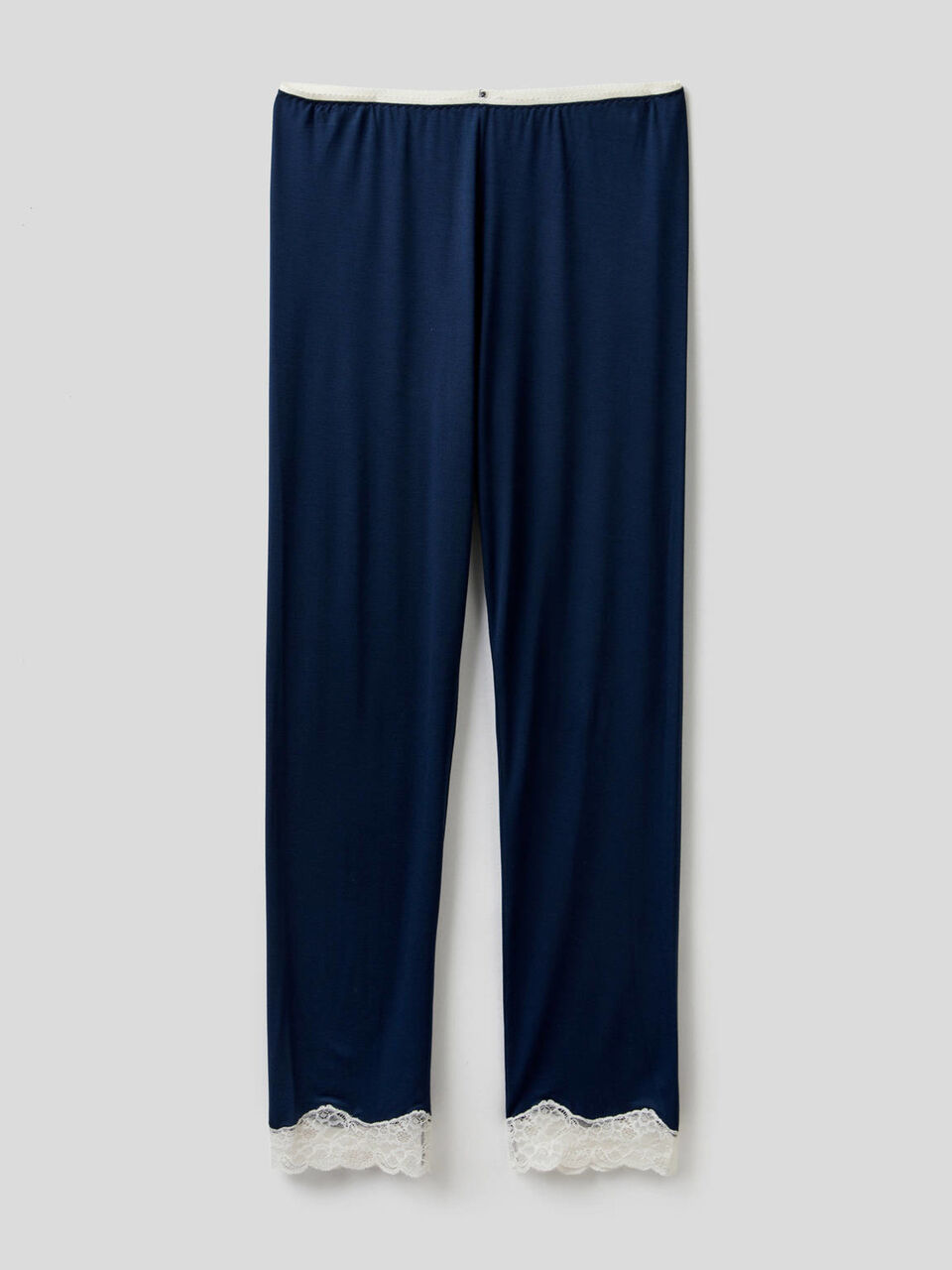 Pantalón con detalles de encaje image number 1