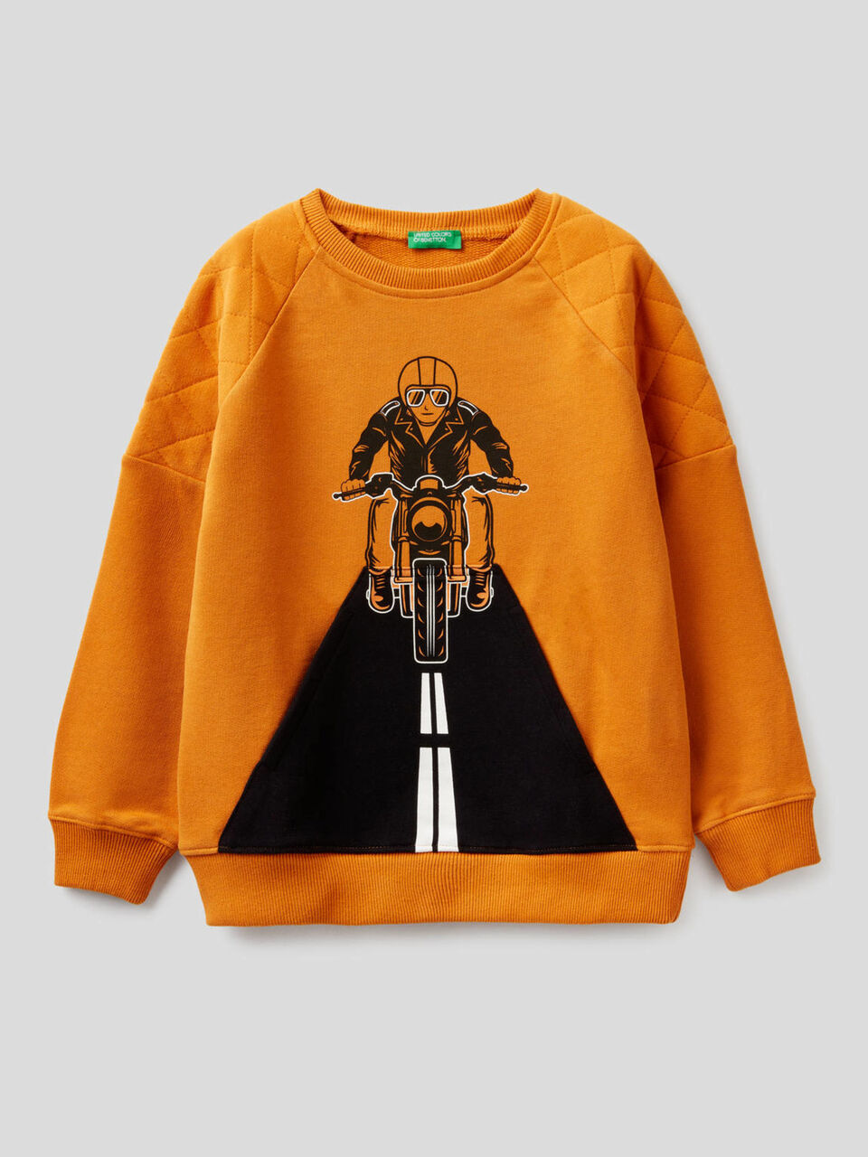 Sudadera con detalles acolchados image number 1