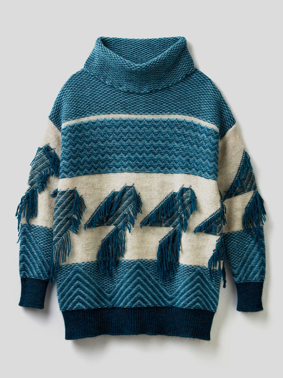 Jersey con acabado de jacquard image number 1