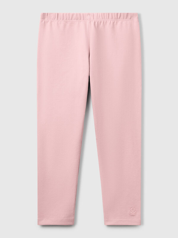 Leggings de algodón elástico Niña