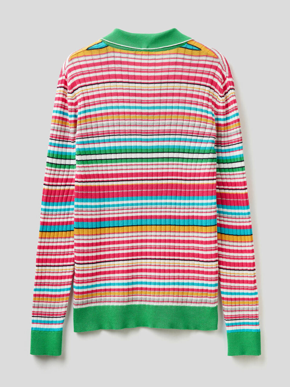 Polo multicolor en 100% algodón tricot image number 2