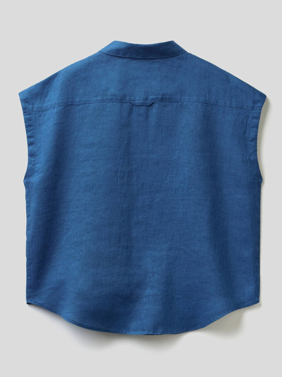 Camisón de 100% lino de manga corta image number 2