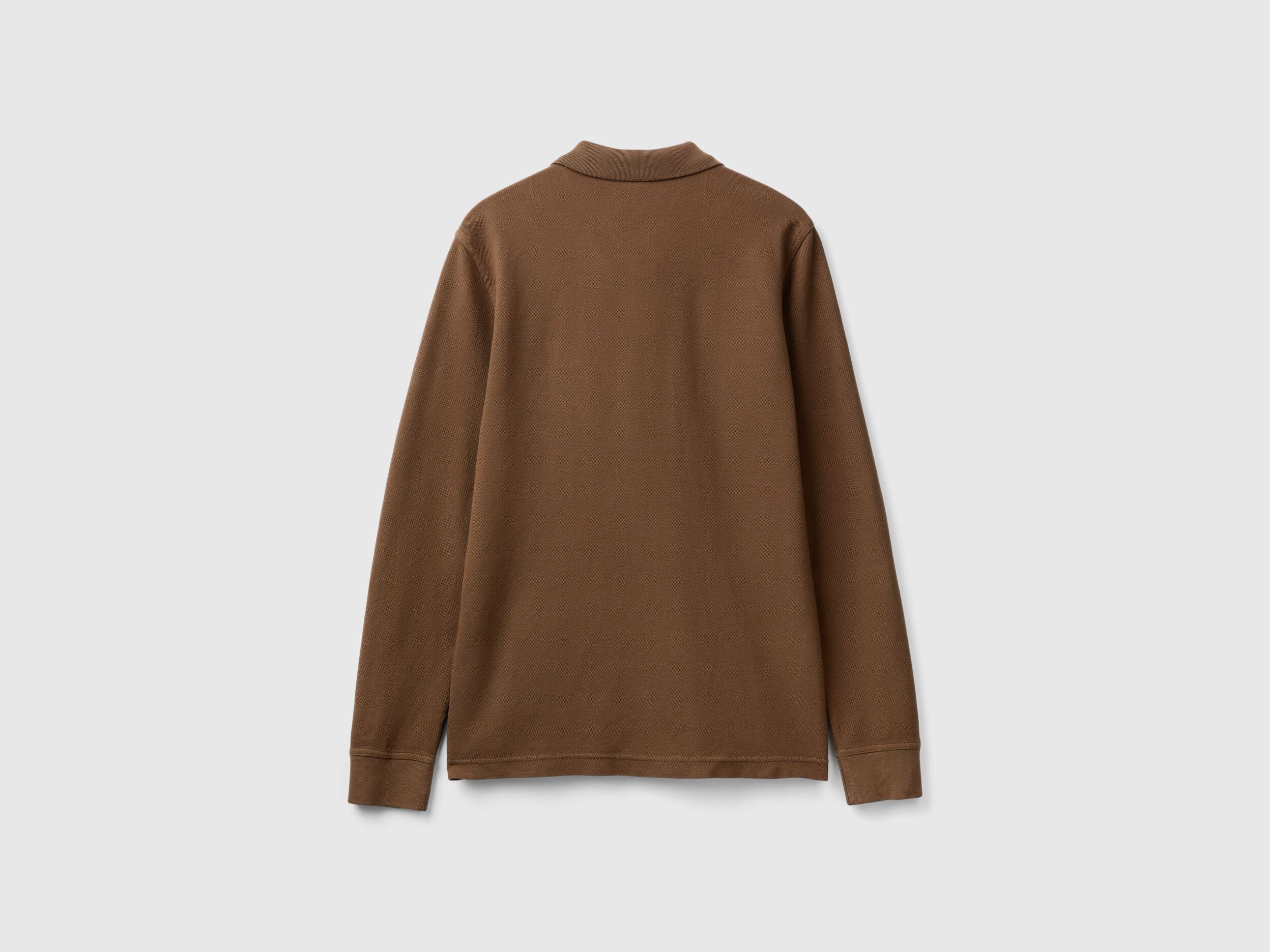 Polo manga larga benetton new arrivals