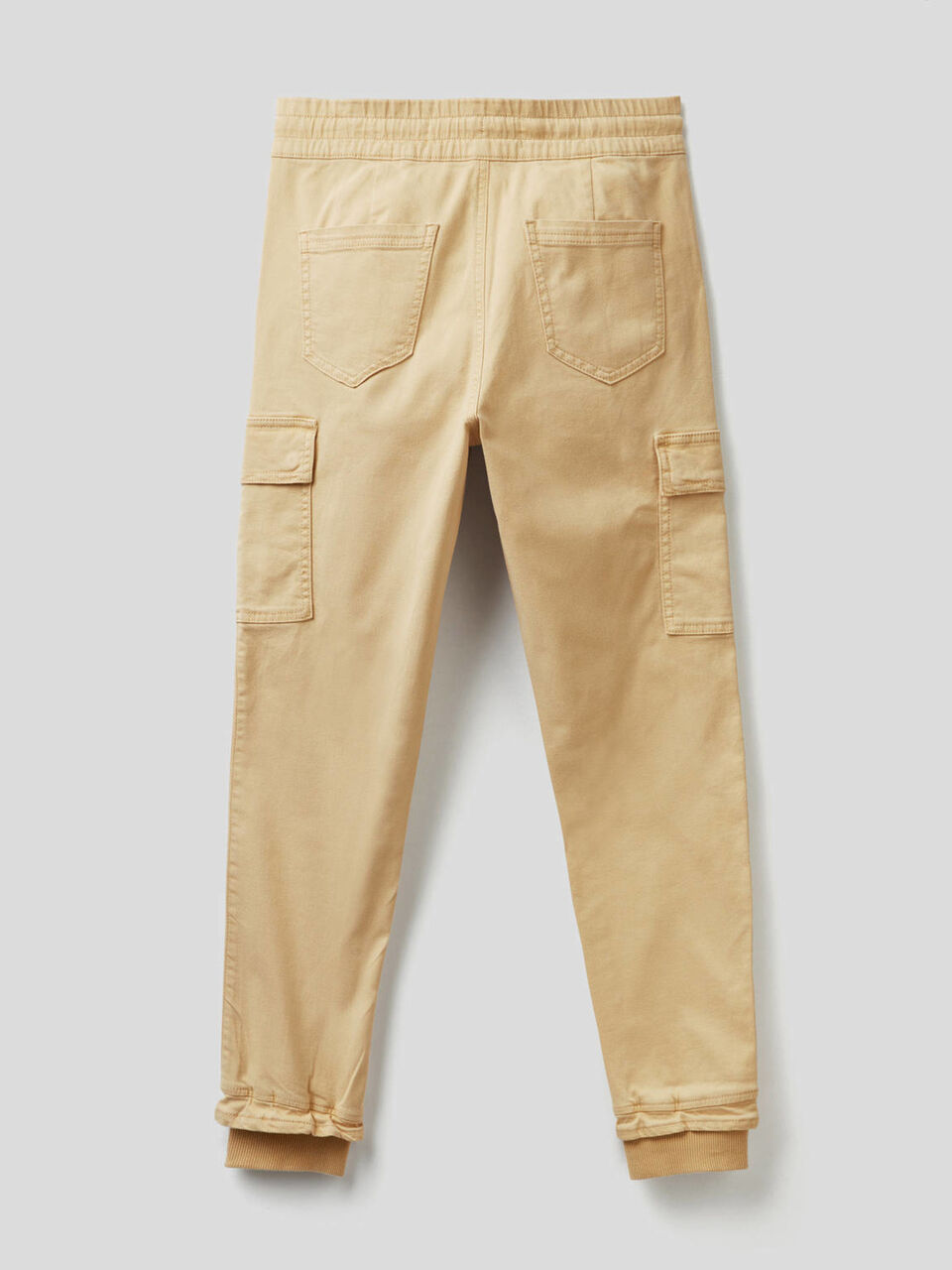 Pantalón cargo slim fit de algodón elástico image number null