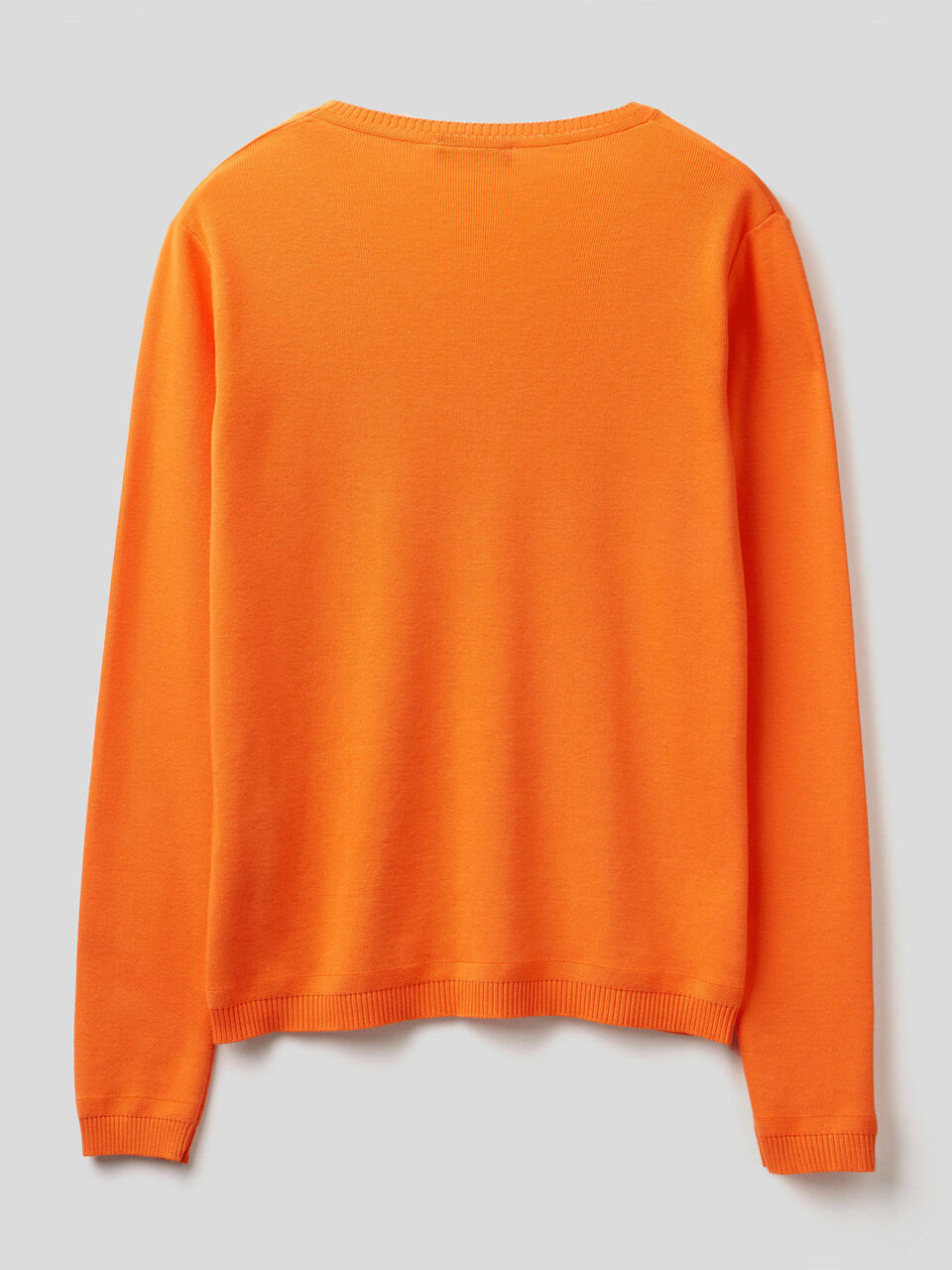Jersey de cuello redondo de algodón puro image number 2