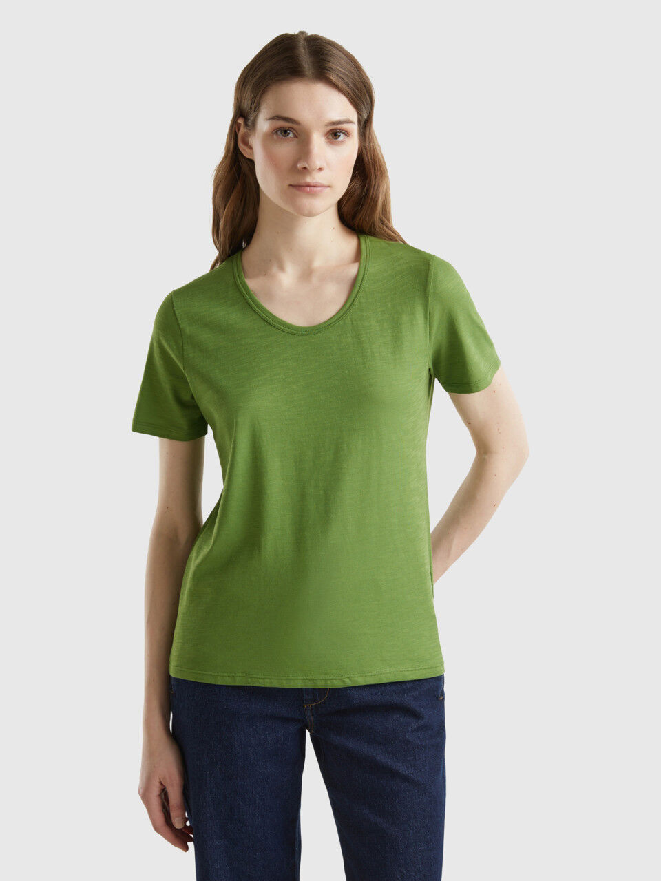 Camisetas basicas benetton mujer store