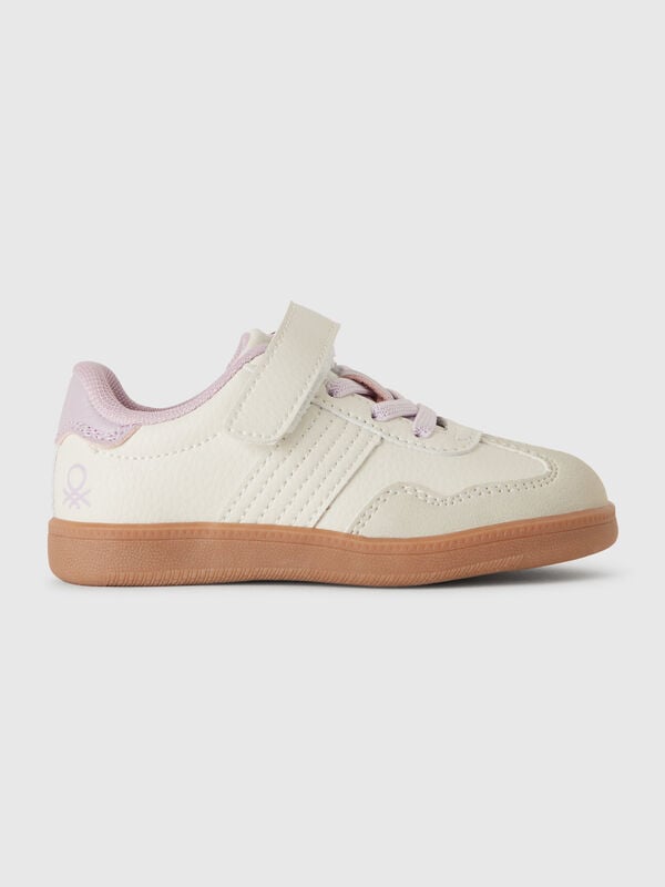 Zapatillas deportivas en tejido revestido y ante Niño