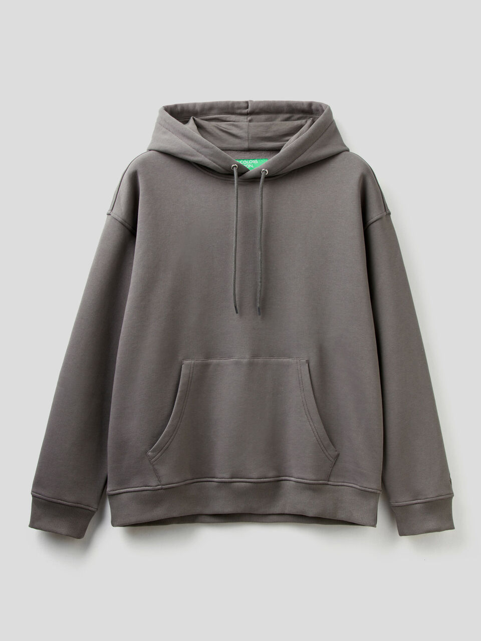 Sudadera de algodón mixto con capucha image number 1