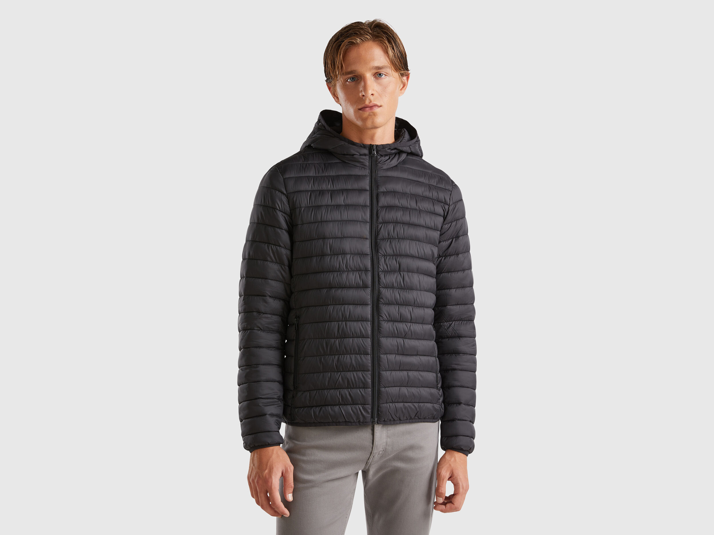 Plumiferos Acolchados Hombre Nueva Coleccion 2024 Benetton