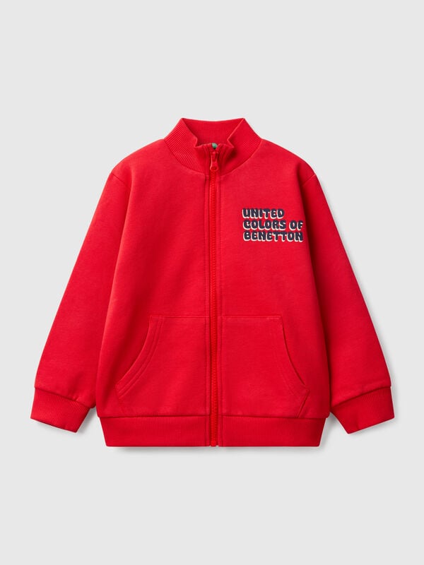 Sudadera de algodón con cremallera Niño