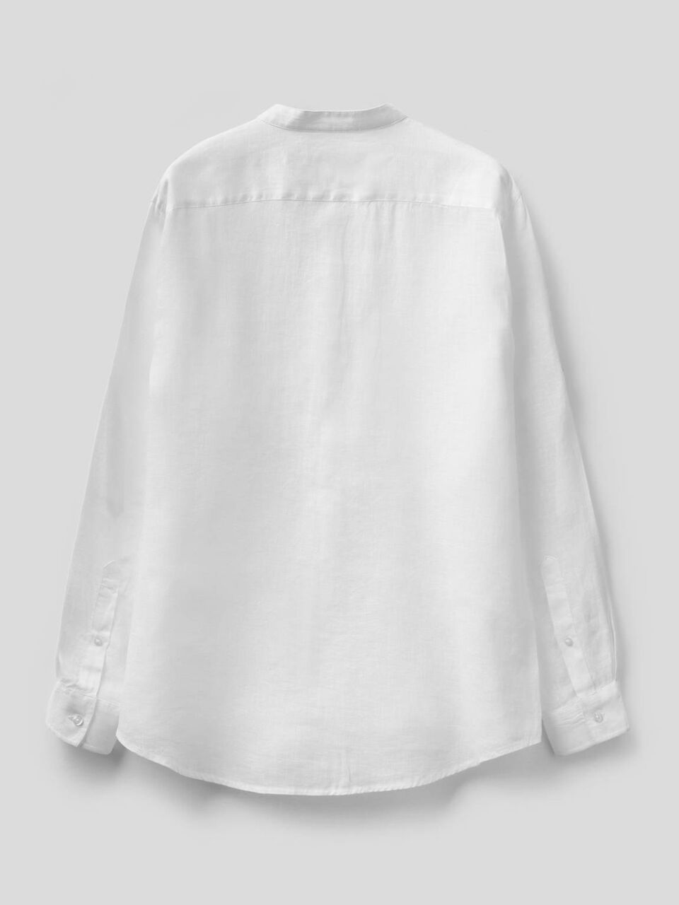 Camisa de lino con cuello mao image number 2