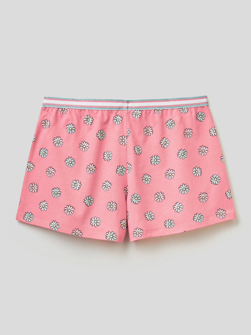 Pantalón corto estampado de 100% algodón image number 2