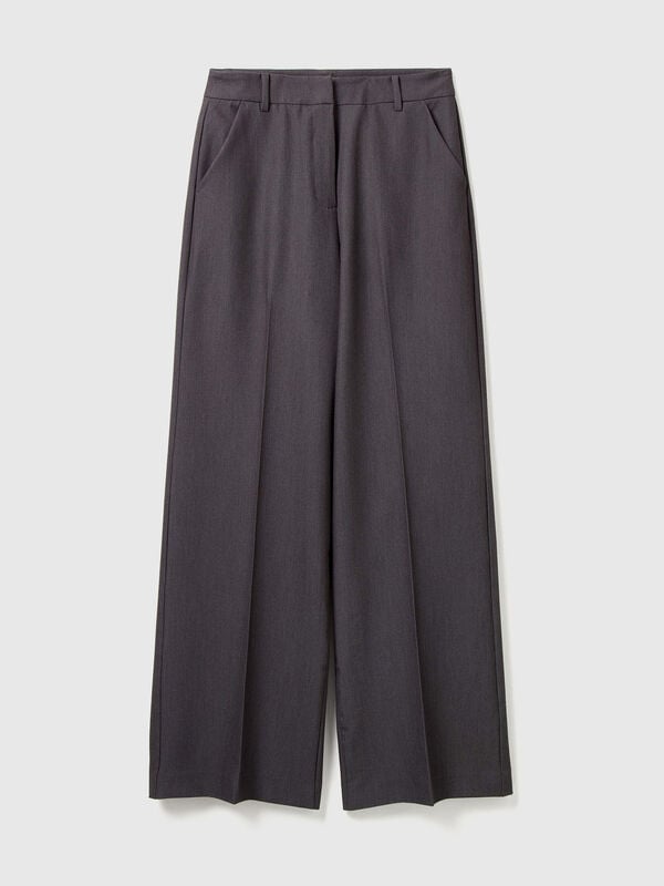 Pantalones anchos y fluidos Mujer