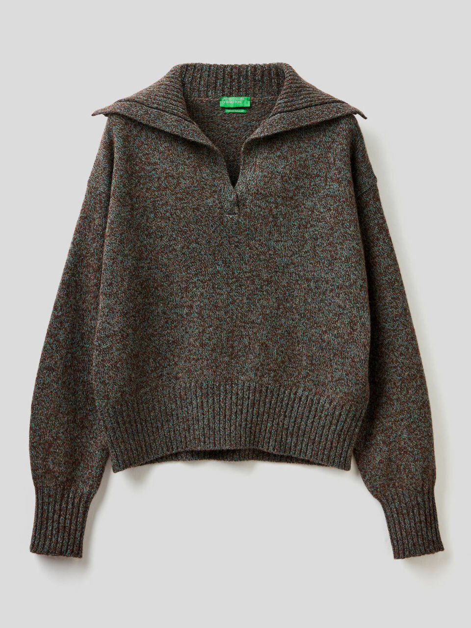 Polo de pura lana tricot Shetland image number 1
