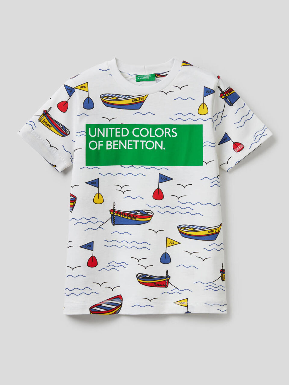 Camiseta estampada de 100% algodón image number 1