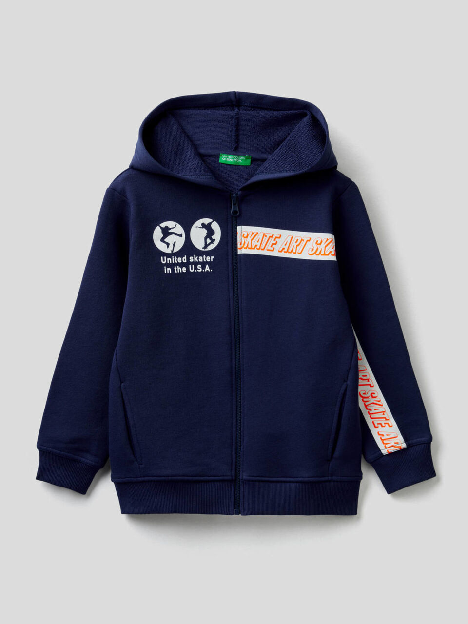 Sudadera con cremallera y capucha image number 1