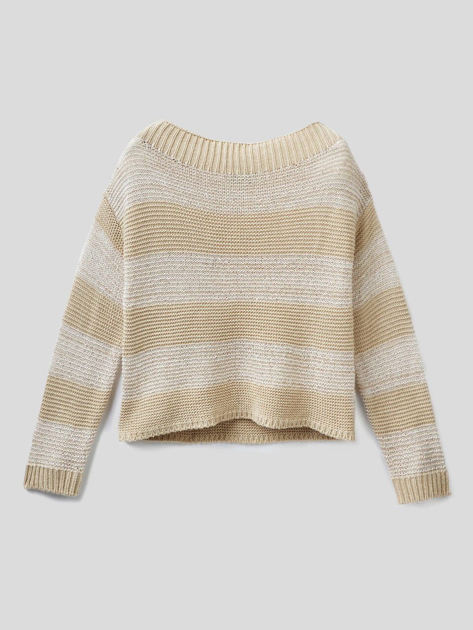 Jersey de rayas con lentejuelas image number 1
