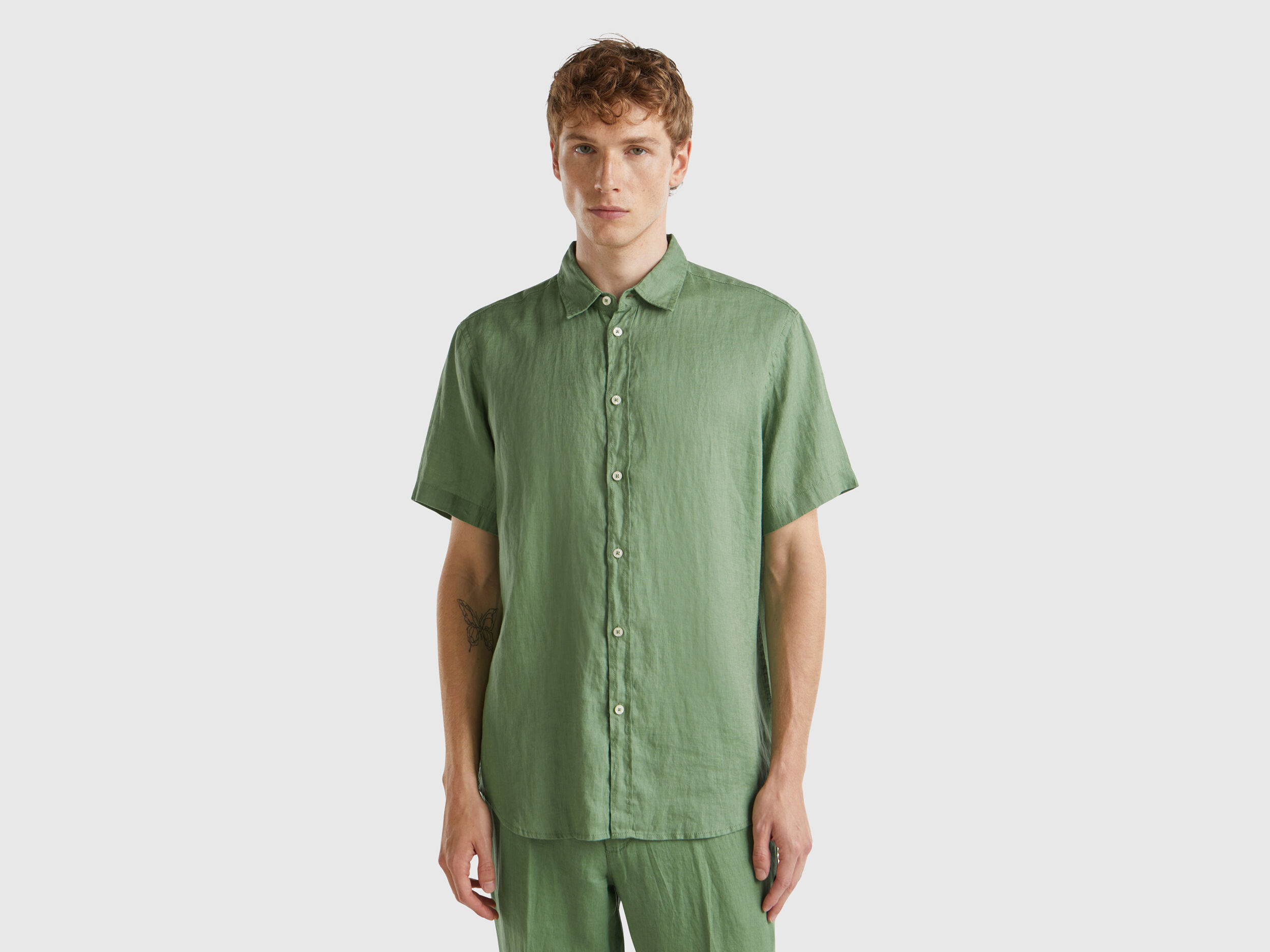 Puro Lino Ropa de Hombre 2024 Benetton