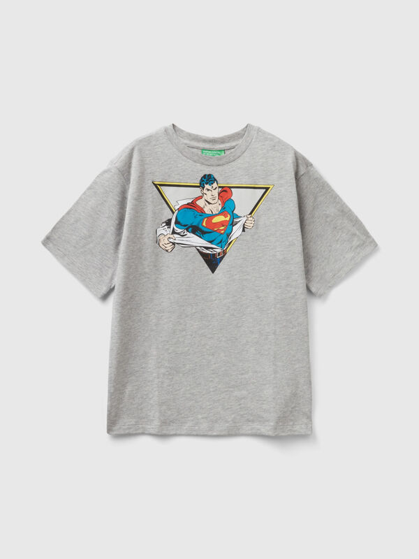 Camiseta ©&™ DC Comics Superman gris jaspeado Niño