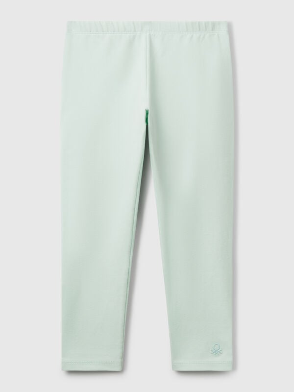 Leggings de algodón elástico Niña